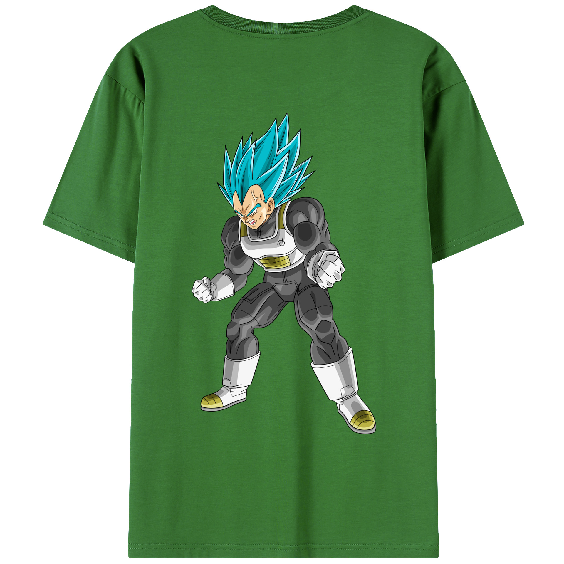 （画像用） ドラゴンボール ベジータ四世（Bejīta Yonsei）DRAGON BALL Vegeta IV レディース半袖Tシャツ(バックプリント)